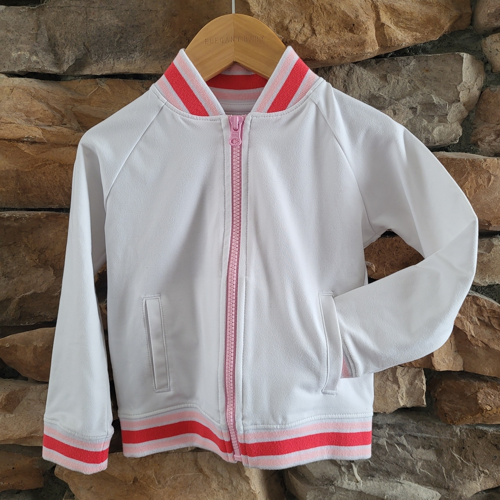 Classic Prep Tennis Bomber Varsity Jacket